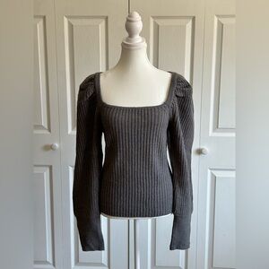 Charcoal gray, on-trend sweater by Venus